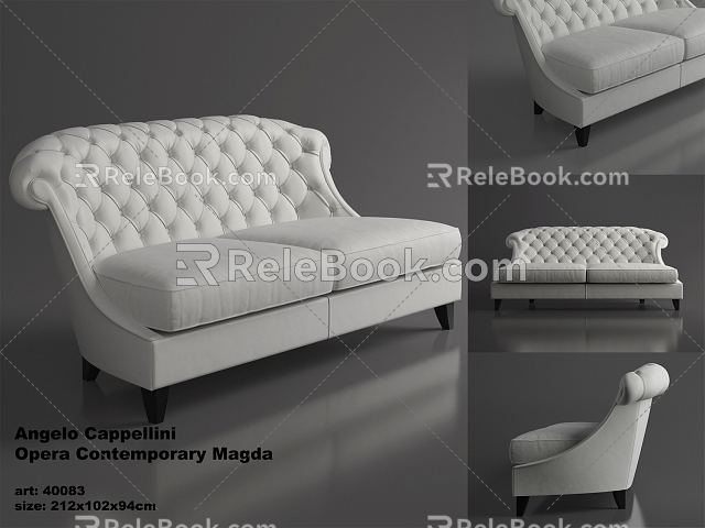 Double sofa model