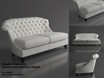 Double sofa model