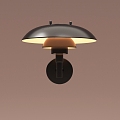 Middle style wall lamp 3d model