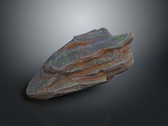 Rock Block Rock Block Rock Specimen Boulder Big Stone Block Rock Stratum Rock Stratum Rock Stratum Rock 3d model