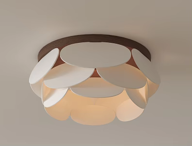 Modern Ceiling Lamp Bedroom Ceiling Lamp Cream Wind Ceiling Lamp Round Ceiling Lamp Children's Room Ceiling Lamp Flat Panel Lamp 3d model