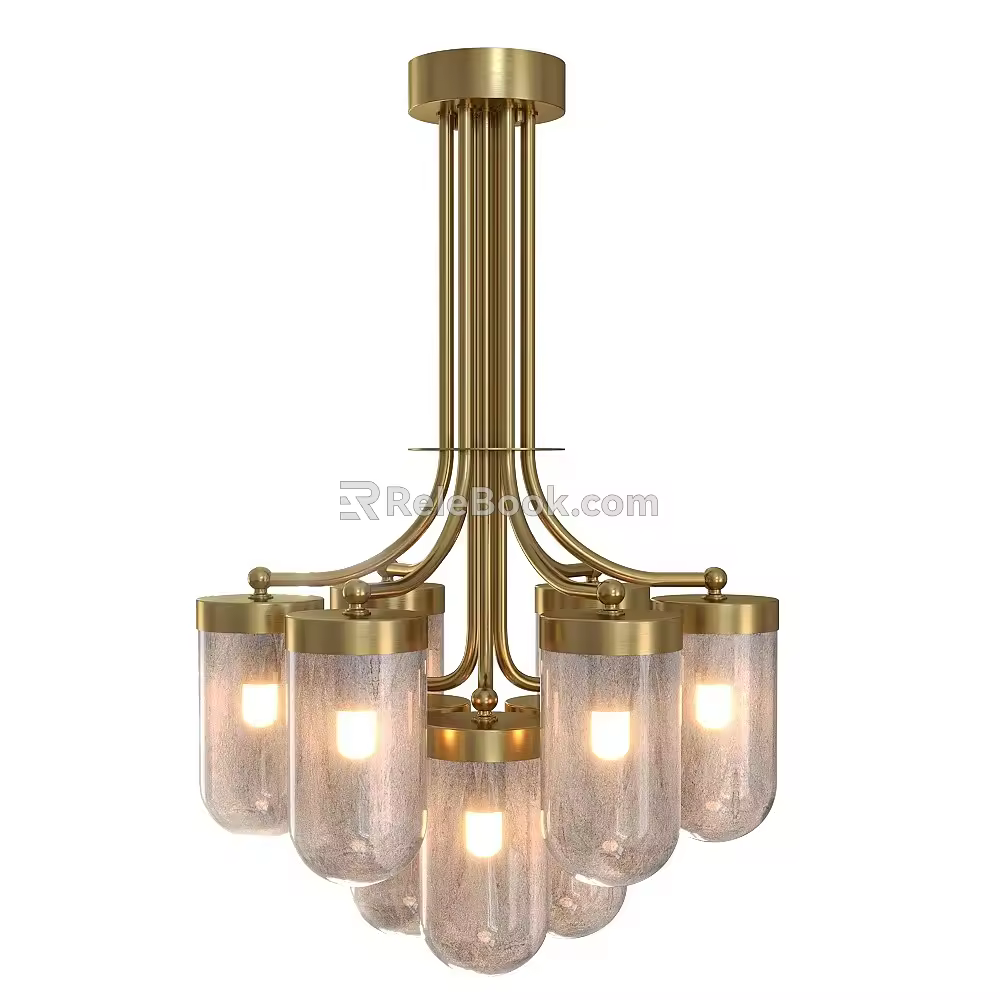 Floor lamp lighting lamp decorative lamp 3d model