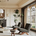 Warm Vintage French Living Room Interior With Velvet Sofas Marble Coffee Table And Classic Fireplace