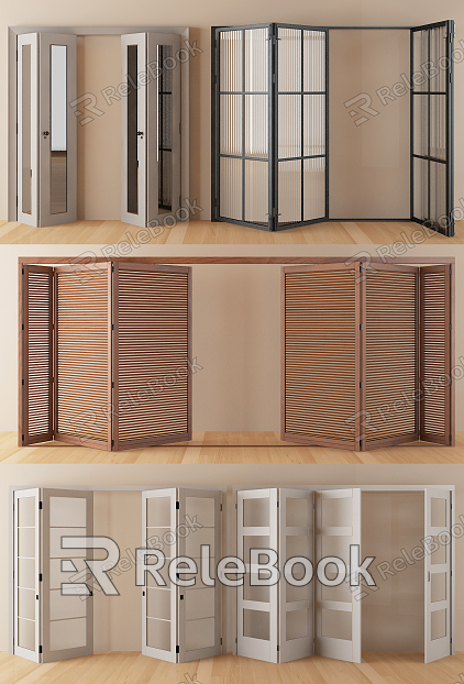 modern folding door model