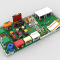 LEGO Toy Blocks Bazaar Activity Scene 3d model