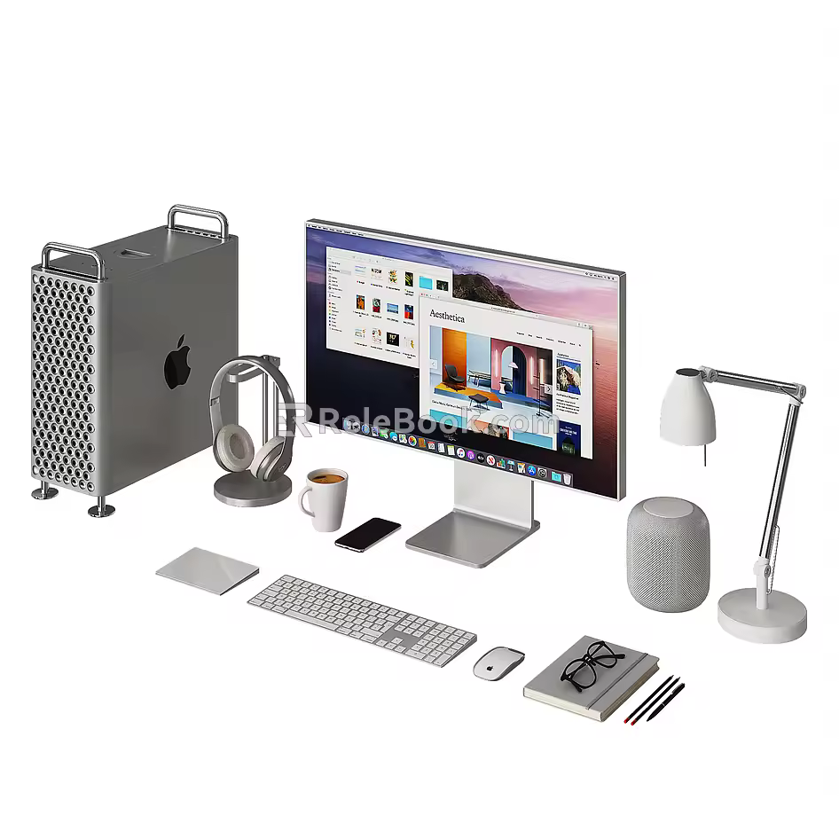 Computer 3d model