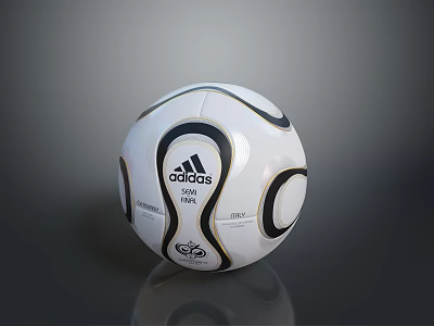 Adidas Jabulani FIFA World Cup Official Football With Black White Design 3d model