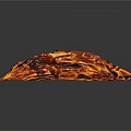 Natural Stone And Wood Decorative Piece With Unique Textured Surface