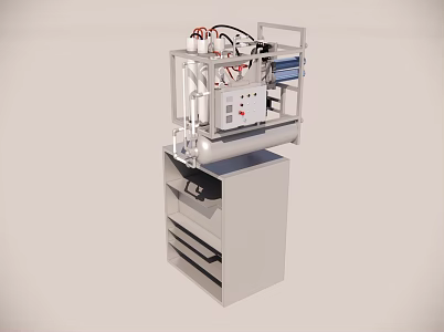 RO membrane 4040 brine filter 700Lh 3d model