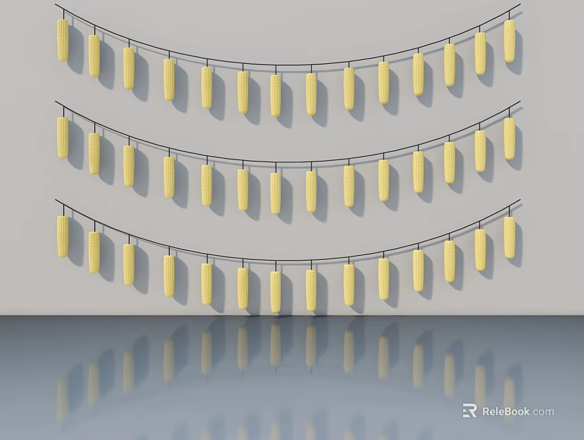 Modern Hinged Door Design With Smooth Surface For Home Interior Use 3d model