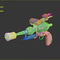 Science Fiction Firearms Next Generation Firearms Science Fiction Game Gun Game Firearms Game Gun Concept Gun Laser Gun 3d model