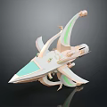Modern Spaceship Spacecraft 3d model