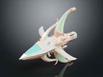 Modern Spaceship Spacecraft 3d model