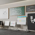 Various Wall Mounted and Stand Up Whiteboards Blackboards with Different Designs