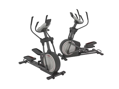 Sports Equipment Two Modern Elliptical Trainers For Home Fitness Workouts 3d model