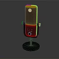 Modern Microphone Mike Amplifier Capacitor Mike High-end Mike 3d model