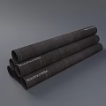 Industrial Equipment Heavy Duty Steel Pipes Stacked For Industrial Construction Projects Use