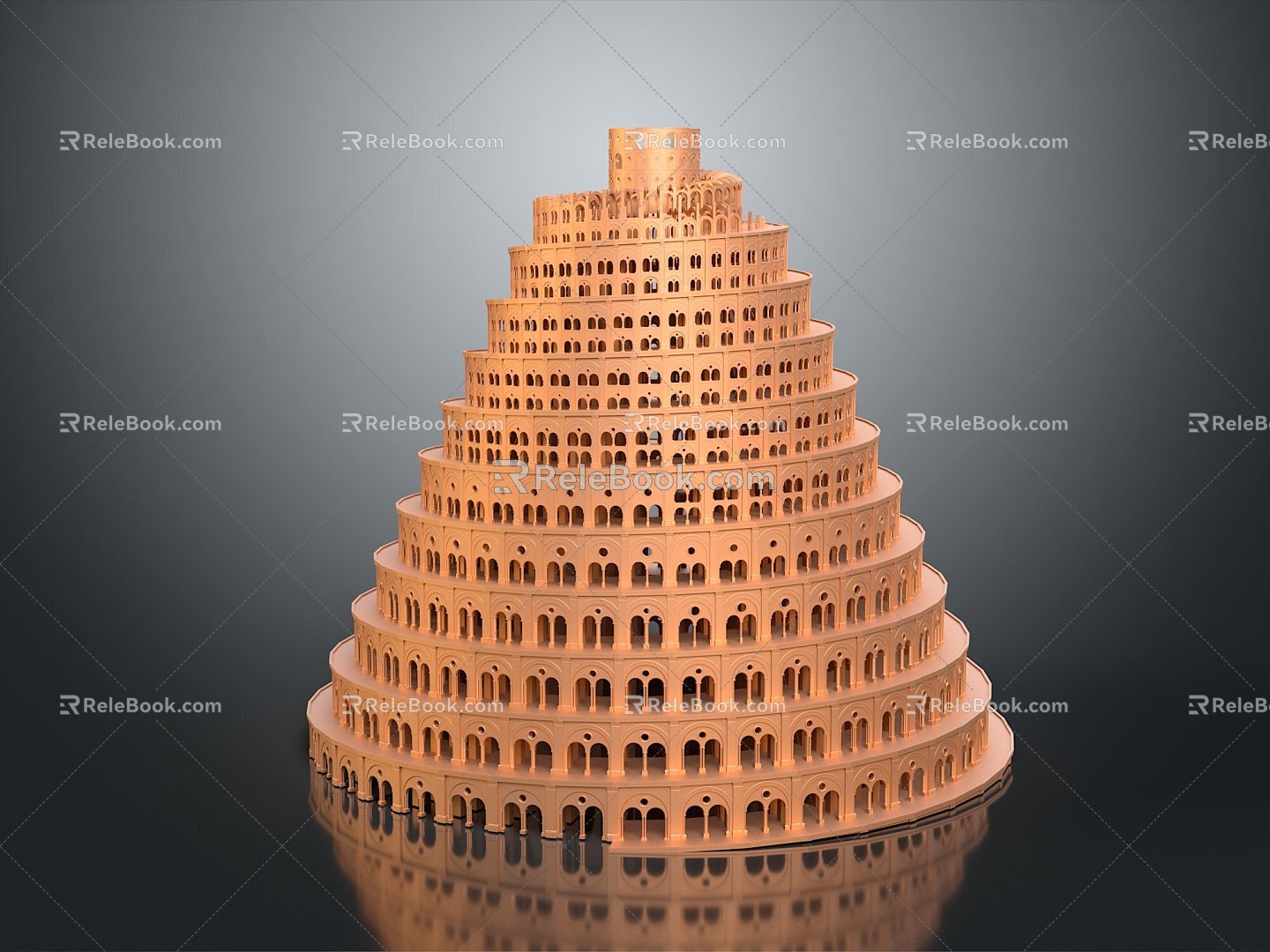 Babel Tower Babel Tower of Babel 3d model