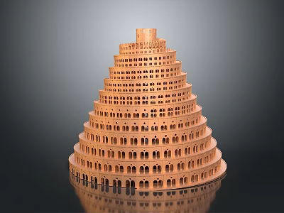 Babel Tower Babel Tower of Babel 3d model