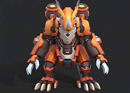 Tyrannosaurus robot 3d model