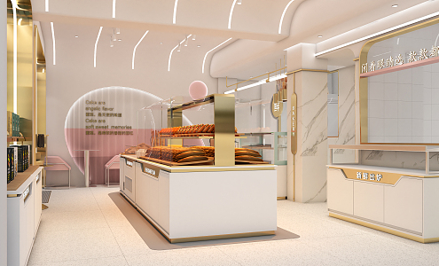 Modern Sweet Shop 3d model