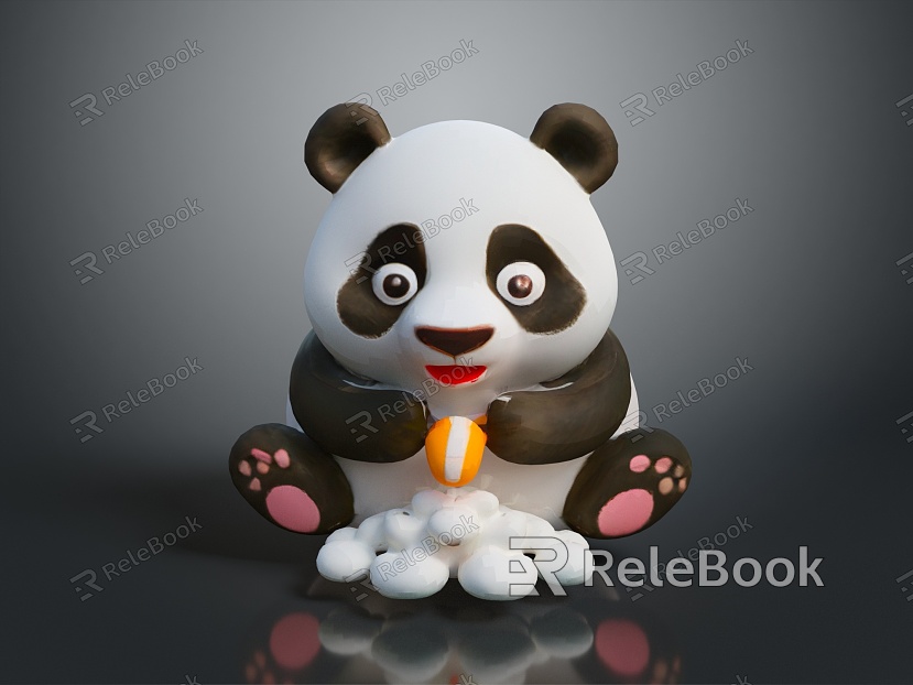 Panda Animal Cartoon Panda Animation Panda Animation Panda Cartoon Character Cartoon Animal model