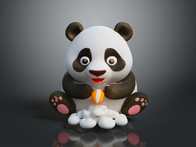 Panda Animal Cartoon Panda Animation Panda Animation Panda Cartoon Character Cartoon Animal model