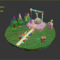 Game Environment Game Scene Fairy Tale Scene Fairy Tale Magic Scene Magic Item Fantasy Scene 3d model