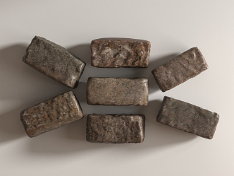 Stone Brick Stone Brick Stone 3d model