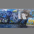 Colorful Grafitti Wall With Street Art Figure And Artistic Decoration Design