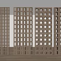 Silent screen partition 3d model
