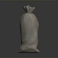 Durable Natural Hemp Storage Sack With Tied Top For Home Use