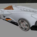 Lamborghini Super Run 3d model