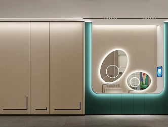 Dental clinic aisle 3d model
