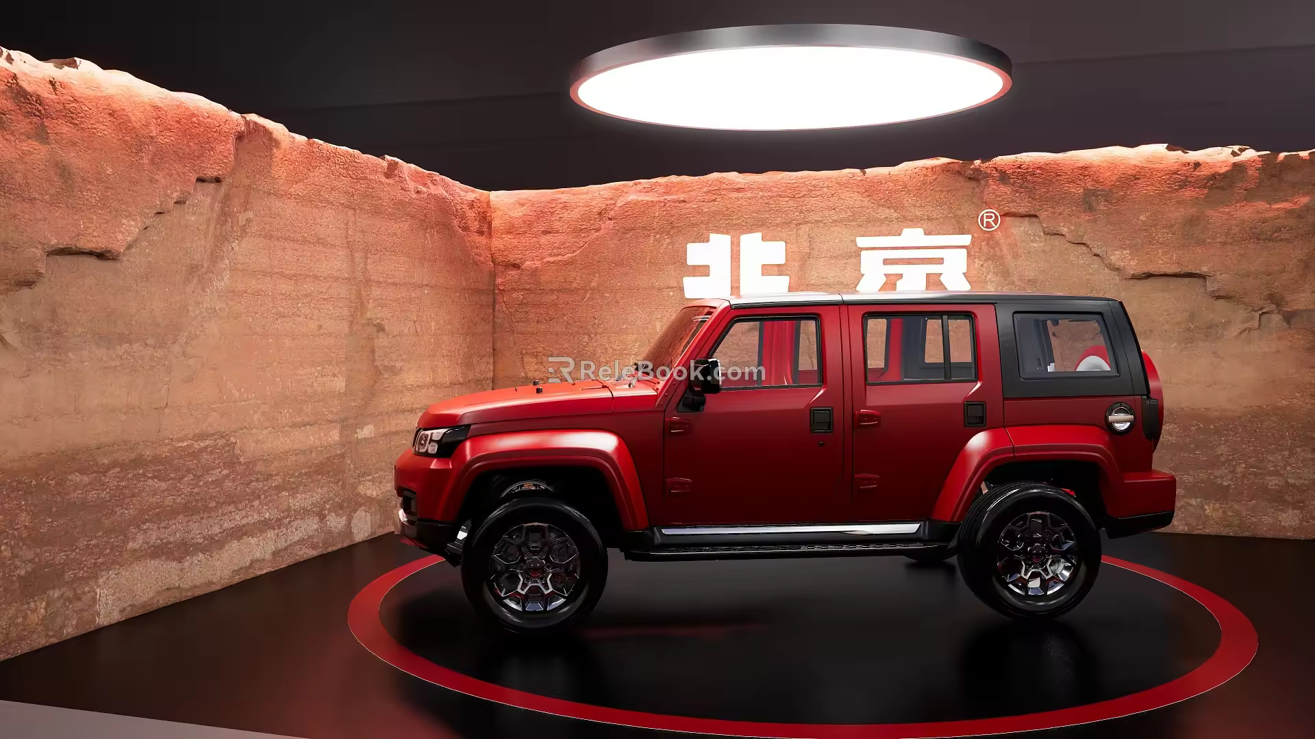 Beijing Auto Booth Design Meichen 3d model