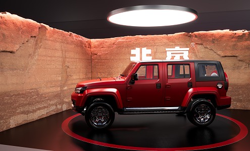 Beijing Auto Booth Design Meichen 3d model