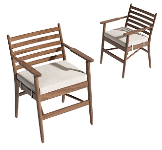 Wind single chair 3d model