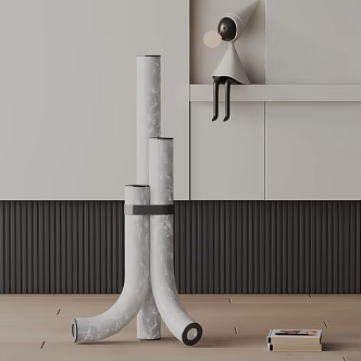 Modern floor lamp 3d model