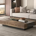 Middle Ancient Style Coffee Table 3d model
