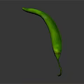 Fresh Green Chili Pepper with Vibrant Color Smooth Texture and Fresh Appearance