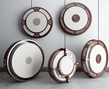 New Chinese ceiling lamps 3d model