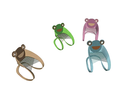 Modern Outdoor Chair Little Frog Chair Outdoor Chair 3d model