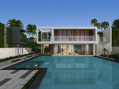 Modern Villa 3d model