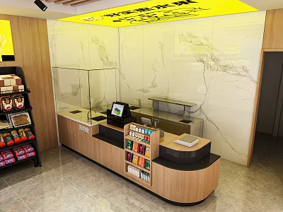 Modern Fruit Store Fruit Supermarket 3d model
