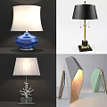 Modern table lamp 3d model