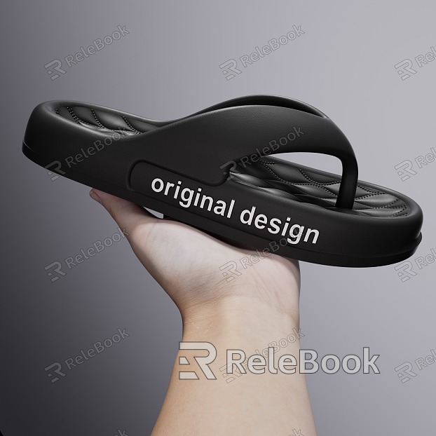 Slippers hand rest model