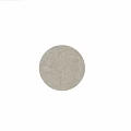 Round White Stone Construction Component On Light Textured Wall Background