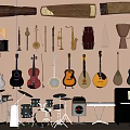 Musical Instruments 3d model