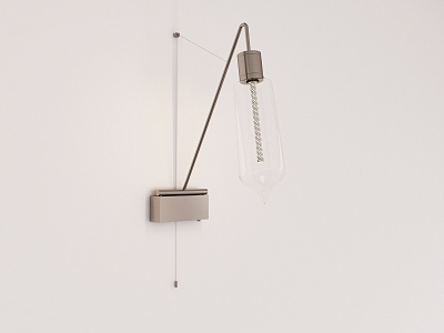 modern wall lamp bedside wall lamp glass wall lamp 3d model