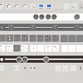 Modern Switch Socket Mobile Rail Socket 3d model